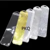 100 STKS Innerlijke 5 5 21 cm Lange Zelfsluitende Rits Plastic Verpakking Pouch Pack Zak Opbergtas Retail-pakket Met Hang Hole286r