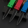 Fem färger Mini Micro Tech Navy Automatic Knife 5CR15 Steel Blade Zink Aluminium Alloy Handle Camping Outdoor EDC Auto Knives UT85 UT88 BM 3300 3310 3320 4600