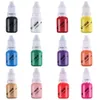 Nagellack OPHIR 12 Farben Airbrush Nageltinten für Schablonen Gel Nagellack 10 ml/Flasche Temporäre Tätowierung Pigment Nägel Werkzeuge_TA0981-12 230928