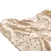 Filtar baby bomullsfilt för pojkar flickor andningsbara hudvänliga wrap mjuk swaddle-wrap 100x90cm/39x35-tums droppe