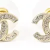 2022Channel Studörhängen Pearl Diamond Drop Gold Earrings Designer för Woman Fashion Brand Not Fade Silver Wedding Earings