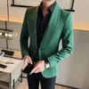 Men's Suits Mens Spring Blazer Brand One Button Causal Slim Fit Suit Jacket Fashion Party Lightweight Sports Coat Male Tuxedo