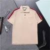 T-shirt homme créateur de mode coton polo revers chemises à manches courtes hommes d'affaires T-shirts grand T-shirt M--3XL