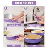 Bakeware Tools 2pcs Bake Even Strip Cake Pan Dampen Strips Belt Protecter Banding Cloth Moist Level Decorating Baking Sheet Bakware