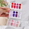 Nail Polish Glenys 4PCS Gel Polimento Nail Polish Set Mixed Color Macaron Gel Brilhante UV LED Semi Permanente Jelly Color Gel Salon Atacado 230928