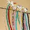 Choker sötvattenspärlor natursten pärla halsband för kvinnor bohemiskt rostfritt stål justerbar hänge