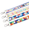 Classic Autism Awareness Puzzle Doctor Nurse Medical Lanyard for Buttons Phone ID Name Tag DIY Hanging Rope Key Ring Gifts dhgate