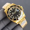 Luxury Sub Date Green Steel 41mm Men's Watch Tcalendar Window är upplyst på natten 3235 Rörelse Automatisk vattentät repsäker safir