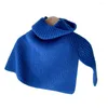 Scarves Korean Style Trendy Thickened Shawl Wrap Snood Scarf Elegant Slit For Outdoor