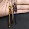 Pendant Necklaces Fashion Metal Necklace 4 Colors Mini Spoon Small Tool Jewelry Stainless Steel Creative Handmade260v