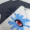 Männer T Shirts Sommer Harajuku Straße Hiphop Paar Mode Elektrische Auge Charme T-shirt 2023SS Männer Koreanische Stil Kleidung Anime hemd