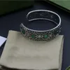 Woman Bracelets Open Diamond Bracelet High Quality Silver Bracelet Forwoman Selling Bracelet Brass Fashion Jewelry Supply NRJ176N