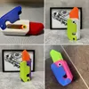 Objets décoratifs Figurines 3D Couteau à gravité explosif Carotte Décompression Carte Push Petit Jouet Impression Soyeuse 230928