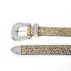 Pasy Diamond HARAJUKU Style moda kryształ paznokci dekoracyjny złoty pasek y2K nocny klub nocny