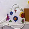 Капуциновые дизайнерские сумки роскошные сумочки женщина тота на плечо Bb сумки кожа цветы кожаные плеч