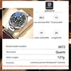Наручные часы Модный дизайн Кварцевые часы для мужчин Нержавеющая сталь с вращающимся безелем Водонепроницаемые светящиеся мужские часы с датой Relogio Masculino