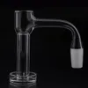 Pleine soudure bord biseauté Highbrid Auto Spinner fumer Quartz Banger avec deux trous de rotation sans soudure Terp Slurper clous pour verre eau Bongs Dab Rigs