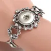 2020 nouveau Bracelet à breloques strass coeurs d'amour Bracelet à pression 18-20mm ajustement 18mm bouton pression pour bricolage boutons pression bijoux SZ0472217a