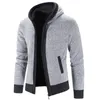 Men's Hoodies Pullover Sweatshirts Winter Color Matching Fashion Sweater Long Sleeve Velvet Thick Hooded Fuzzy House