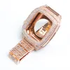 Luxe Volledige Diamond Modificatie Kit voor Apple Watch 9 8 7 45mm Roestvrij Stalen Metalen Kast Band iWatch S9 45mm Fonkelende Band