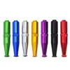 New Colorful Aluminium Alloy Mini Pipes Torpedo Style Herb Tobacco Portable Removable Filter Innovative Handpipes Filter Mouthpiece Cigarette Holder