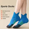 Men's Socks 3 Pairs Men Women Sports Compression Running Protector Ankle Protection High Elastic Pressure Boat Short