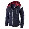 2023 Nouveaux hommes Designer Veste Hiver Couleur Contraste Mode Pull Hommes Casual Sports Top