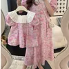 Mädchen Kleider LOVE DDMM Mädchen Kleid Sommer Mode Kinder Casual Hochzeit Party Plissee Puffy Sleeve Rosa Prinzessin Kleidung Outfits Baby