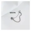 Backs Earrings Magnetic Ear Studs Male And Female Cochlear Clip Without Pierced Tassel Chain High-Grade Sense Eardrops