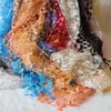 Scarves Trendy Flower Fringed Triangle Scarf Women Elegant Lace Shawl Breathable Headscarf Decoration Neck Wedding Veil Bufanda