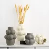 Vazen Nordic Bloemknop Keramische Vaas Creatieve Arrangement High-end Kunst Decoratie Binnenlicht Luxe Zacht