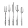 Set Piatti Sabbia Set Posate Acciaio Inox 45 Pezzi Servizio Per 8 - Stoviglie Complete Posate Per Tutti I Giorni E Per Eventi Speciali