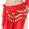Scene Wear Fashion Belly Dance Belt för Thailand/Indien/Arab Dancer kjol Sexiga Tassels paljetter Midja kedja höft halsduk kvinnor visar kostymer