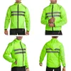 Cykeljackor Wosawe Windproect Men Cykling Jacket Sportkläder Reflekterande cykel Downhill Coat Rain Repellent Cykel Long Jersey Windbreaker 230928