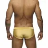 Shorts pour hommes WK19 2023 Noir Jaune Sexy Taille basse Hommes Maillots de bain Maillots de bain Bikinis Été Maillots de bain serrés Natation Plage