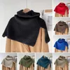 Sciarpe stile coreano alla moda scialle ispessito avvolgente sciarpa snood elegante fessura per esterno