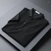 Polo da uomo T-shirt estiva in puro cotone con risvolto Polo Business a maniche corte Slim Paolo Abbigliamento Moda