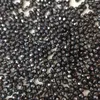 Свободные драгоценные камни, граненые круглые бусины, черный кубический цирконий, 5,75 мм, шарик CZ с полным отверстием, синтетический драгоценный камень
