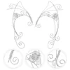 Backs Earrings 2Pcs Ear Cuffs Clip Vintage Copper Hook On Jewelry For Teen Gift