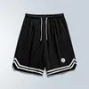 Short d'été en soie glacée pour hommes, Section fine, décontracté, ample, pantalon d'entraînement, de sport, de basket-ball, de Jogging, de survêtement, jambes larges, cent