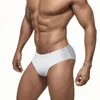 Men's Shorts WK163 Summer Beach Rear Zipper Sexy Metal Buckle Low Waist Men Swimwear Swimming Bikinis Pool Swimsuits Swim Briefs