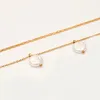 Chaînes Vintage Métal Perle En Forme De Perles Collier Multicouche Cadeau De Bijoux Pour Femmes