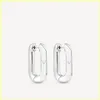 Femmes boucles d'oreilles en or créateur de mode boucle d'oreille bijoux de luxe boucles d'oreilles boucles d'oreilles carrées cerceaux goujons 925 argent 21082701R262h