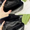Designer-Tasche Marmont Umhängetasche Damen Umhängetasche Mode Lackleder Luxus echtes Leder mit schöner Box Top-Qualität NO68