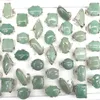 50 pz / lotto grandi anelli di avventurina di giada verde chiaro naturale anelli di pietre semipreziose fabbrica 250l