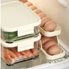 Storage Bottles Egg Dispenser Container Refrigerator Eggs Box Sorting Used For Kitchen Organizer Tools Items