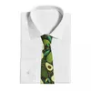 Bow Ties Avocado Flower Floral Unisex stropdas MKINNY POLYESTER 8 CM Classic Fruit Neck For Mens Daily Wear Cravat Party