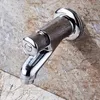 Bathroom Sink Faucets Push Delay Faucet Wall Mount Brass Self Closing Tap For Utility Modern Contemporary Lavatory In