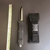 wholesale Folding knife tactical knife outdoor survival knives with Zinc-aluminum alloy rubber coated handle