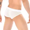 Sous-vêtements sexy pour hommes, sous-vêtements creux, slips gays, slips transparents en résille, pochette pour pénis, culotte Hombre